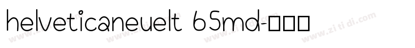 helveticaneuelt 65md字体转换